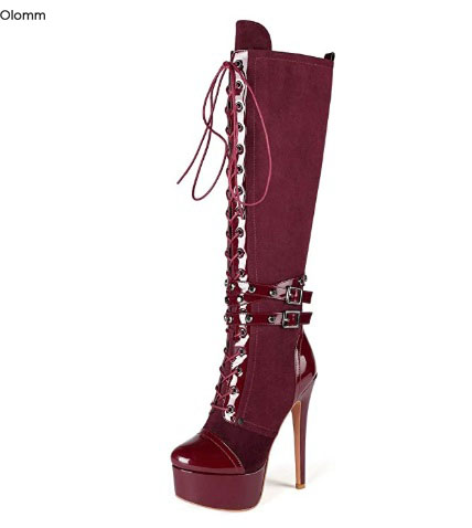 Zip Up Boots Short - Olomm New Arrival Women Knee High