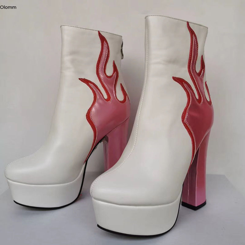Zip Up Boots Short - Olomm Fashion Women Platform Ankle Boots