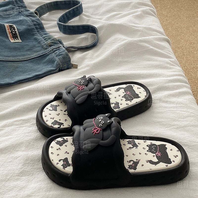 Women'S Shoes To Men'S Size - Printting Cute Bear Women Slippers Summer