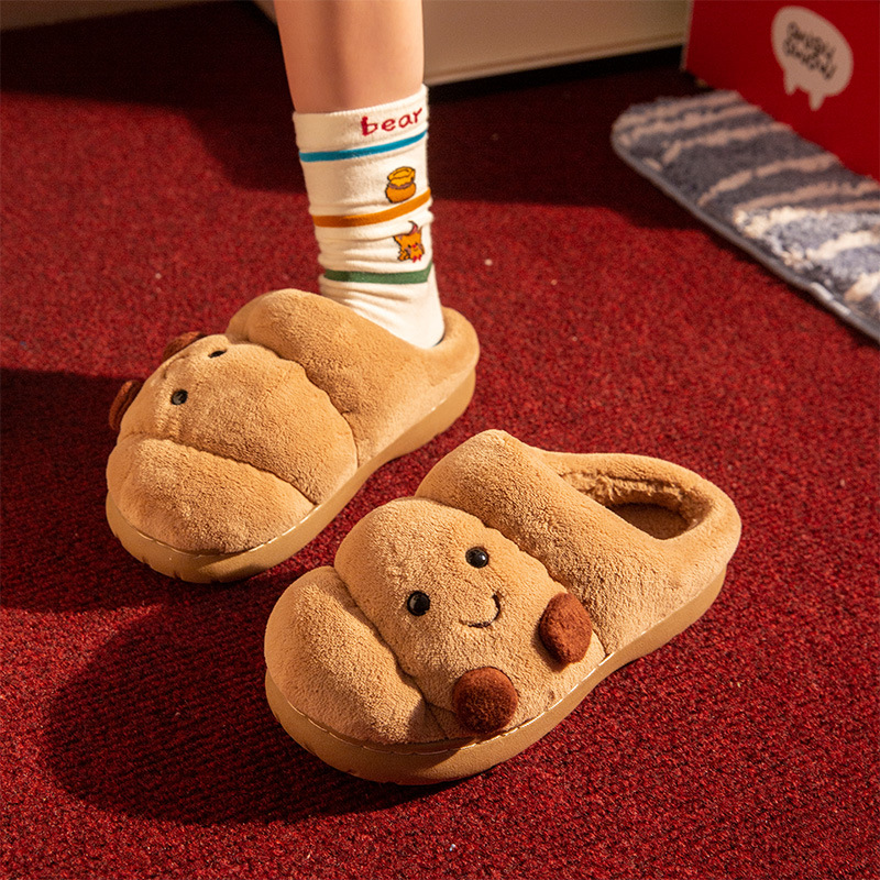 Cute Cartoon Fluffy Slippers F - Women'S Shoes To Men'S Size 评论和价格