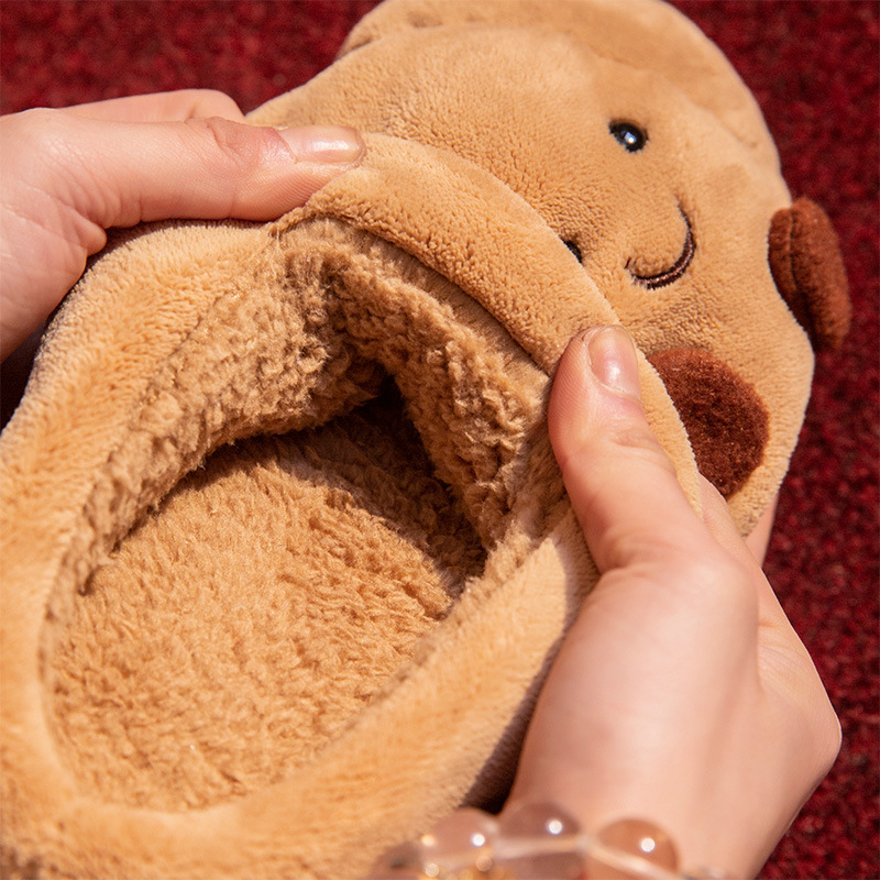 Cute Cartoon Fluffy Slippers F - Women'S Shoes To Men'S Size 评论和价格