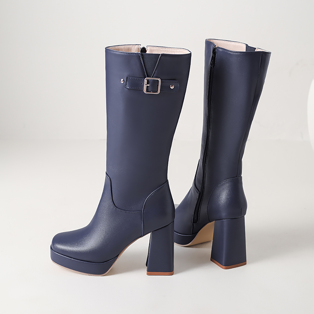 2026 Winter Sexy Women Knee Hi - Zip Up Boots Short 评论和价格