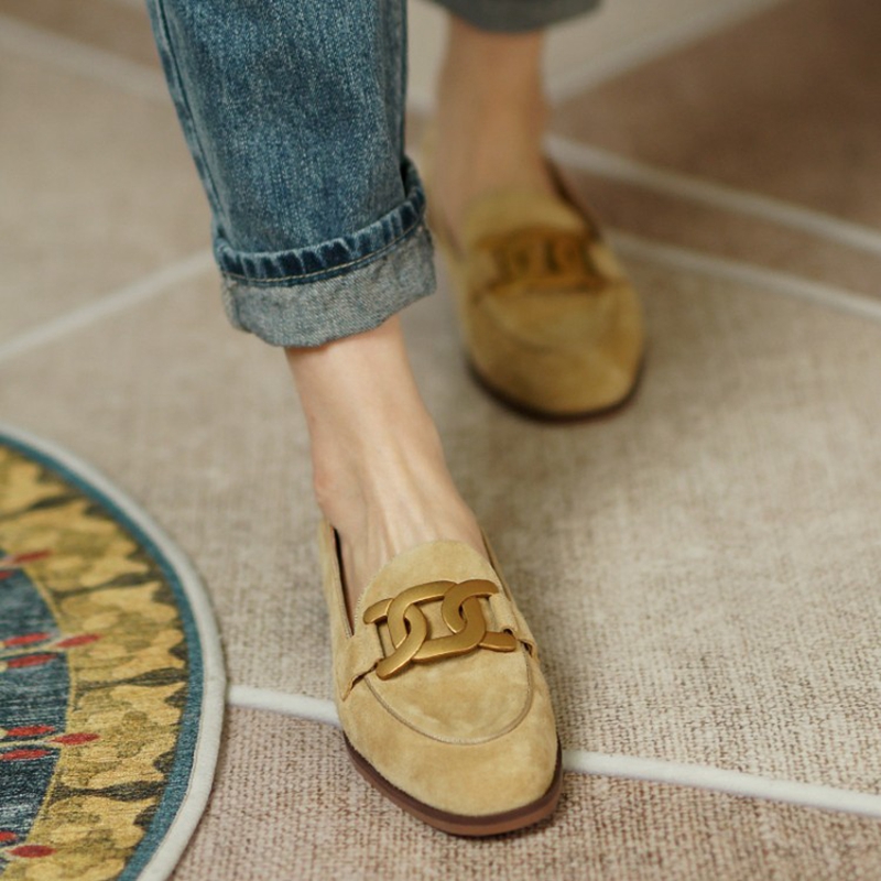 Suede Leather Women Loafers Sp - Kids Shoes Women 评论和价格