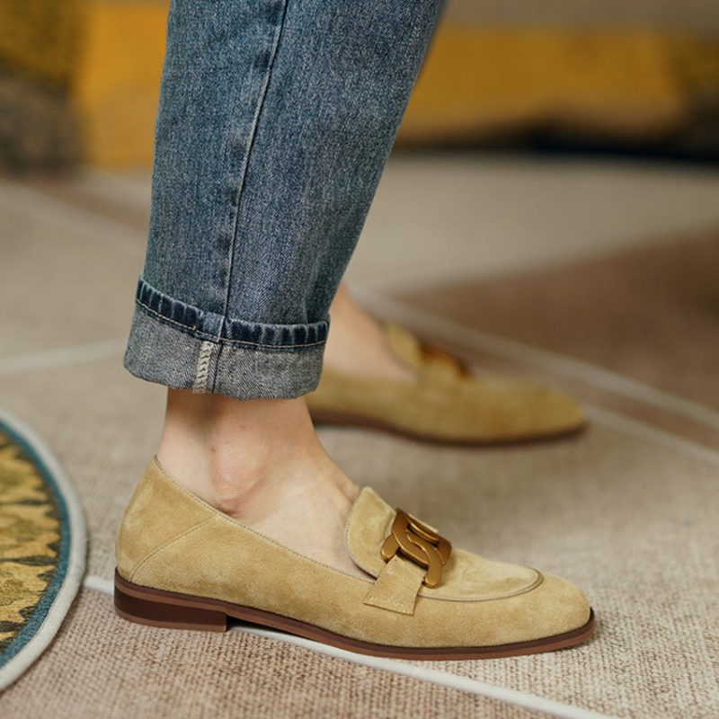 Suede Leather Women Loafers Sp - Kids Shoes Women 评论和价格