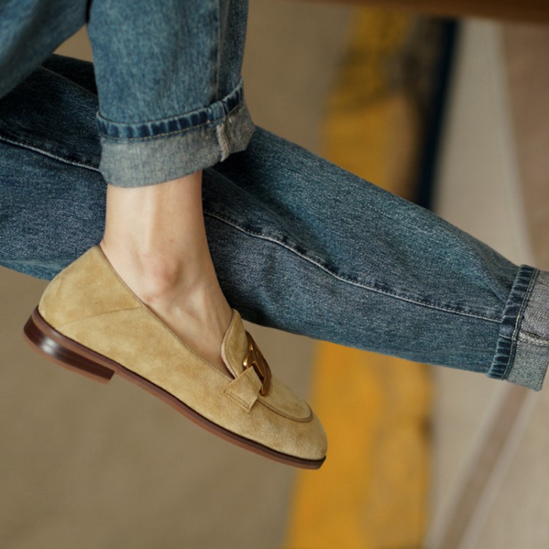 Suede Leather Women Loafers Sp - Kids Shoes Women 评论和价格