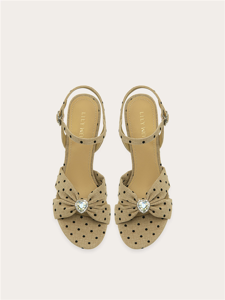 Summer new retro polka dot rhi - Women'S Shoes Size 12 评论和价格