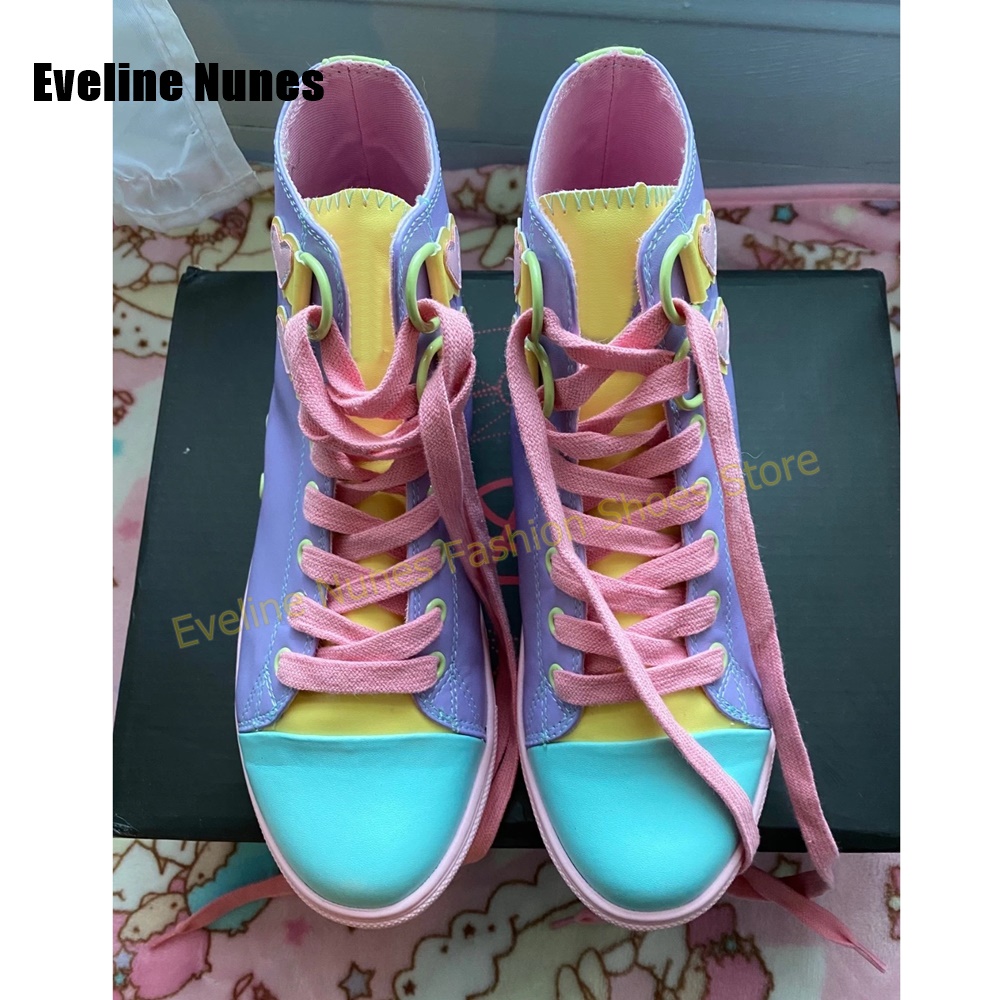 Y2K Girl Sweet High Top Sneake - Women'S Heels 评论和价格