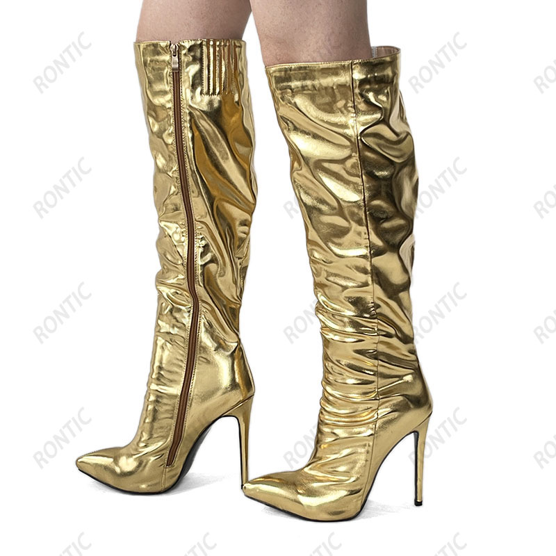Rontic Handwork Women Winter K - Zip Up Boots Short 评论和价格