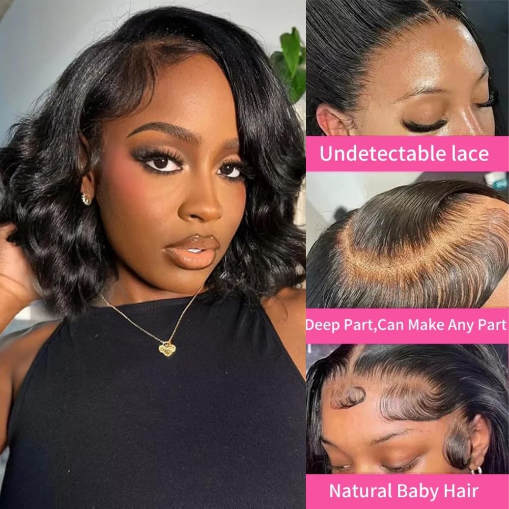 Short Bob Human Hair Body Wave - Women'S Shoes Bobs 评论和价格