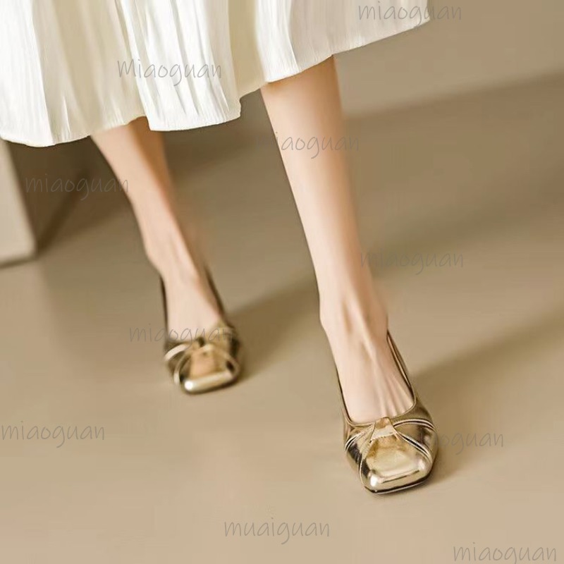 Cover Toe Low Heel Pumps Women - Women'S Heels 评论和价格