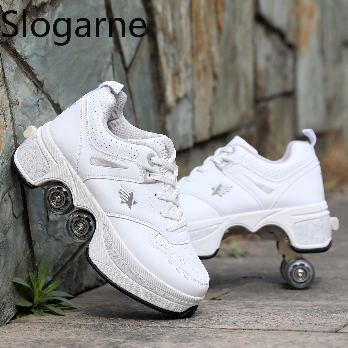 Women 4 Wheels Deformation Rol - Women'S Shoes To Men'S Size 评论和价格