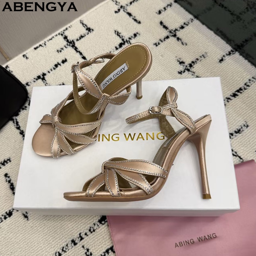 Summer Silk High Heels Sandals - Kids Shoes Women 评论和价格