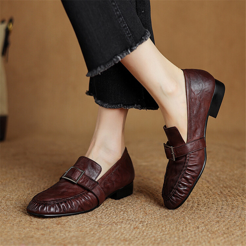 New Autumn Genuine Leather Wom - Women'S Heels 评论和价格