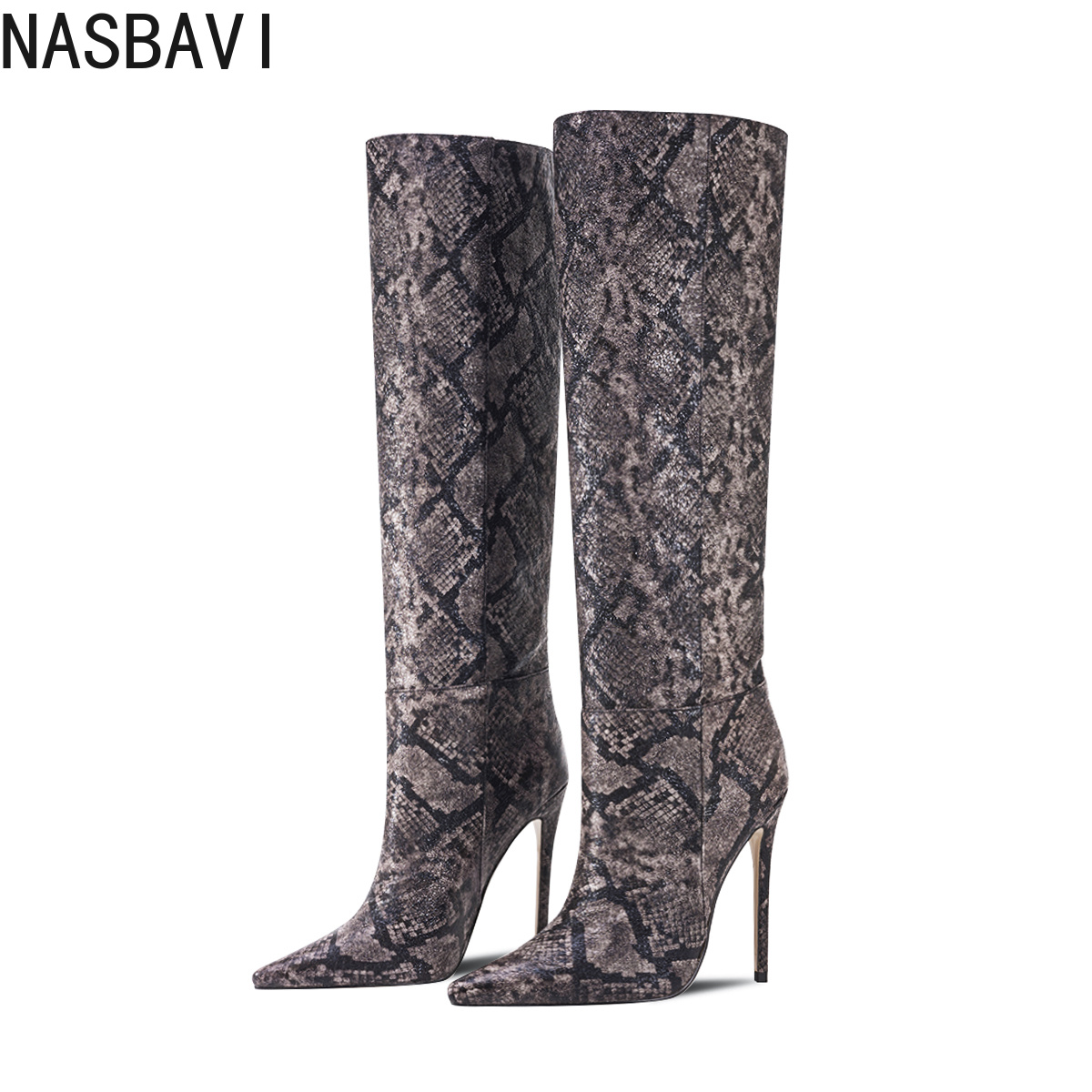 Winter Modern Knee High Boots  - Zip Up Boots Short 评论和价格