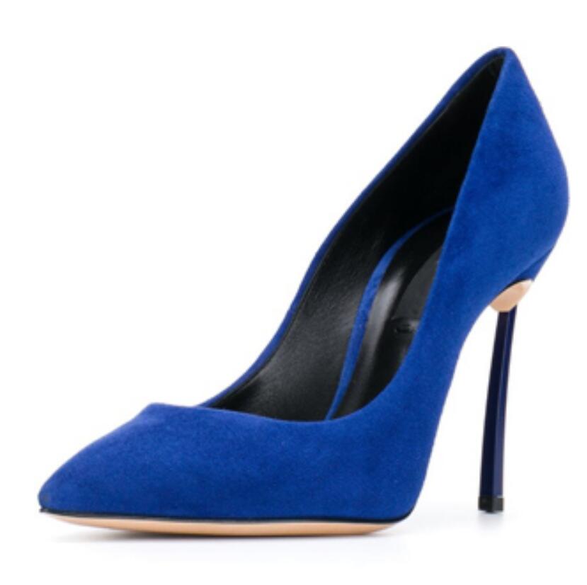 Women Pointed Toe  Blade Pumps - Court Heel Pointed 评论和价格