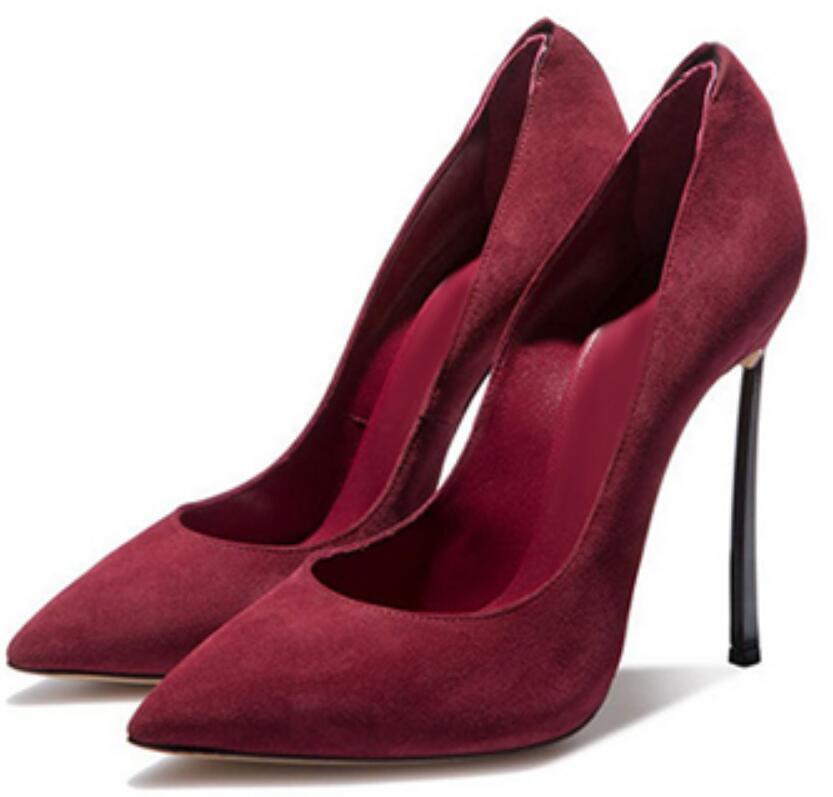 Women Pointed Toe  Blade Pumps - Court Heel Pointed 评论和价格