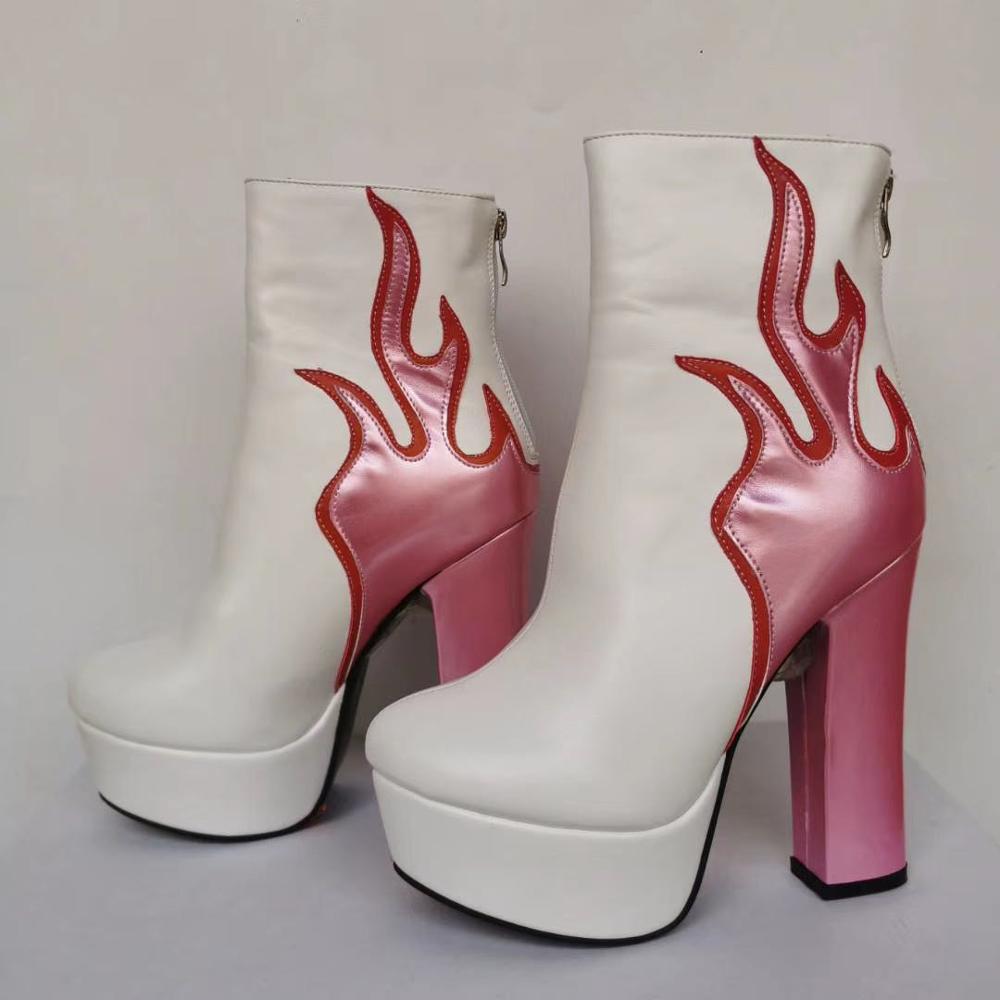 Olomm Fashion Women Platform A - Zip Up Boots Short 评论和价格