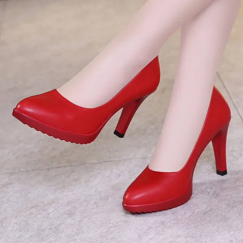 8cm Small Size 32-43 New Shall - Court Heel Pointed 评论和价格