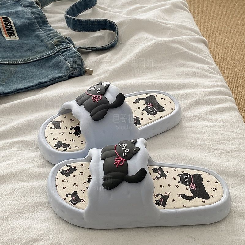 Printting Cute Bear Women Slip - Women'S Shoes To Men'S Size 评论和价格
