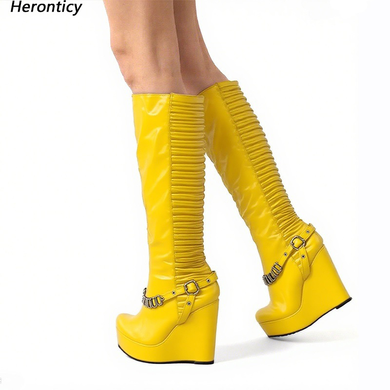 Heronticy Handmade Women Winte - Zip Up Boots Short 评论和价格