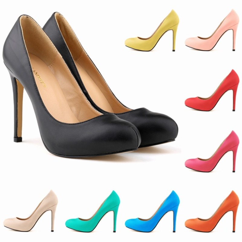 Large Size 42 Women Pumps Thin - Court Heel Pointed 评论和价格