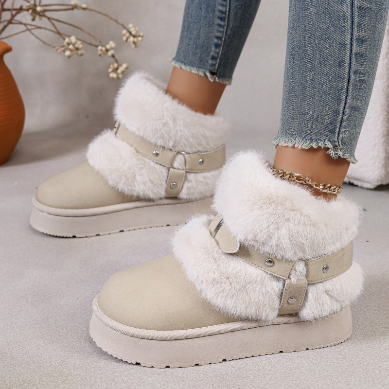 Plush Snow Boots Women's 2026  - Women'S Shoes Size 12 评论和价格